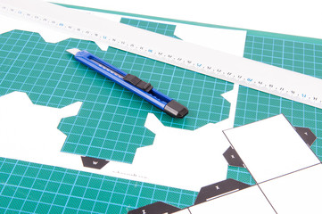 Green cutting template