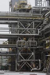 fuel production petrochemical plant, refining, tank farm