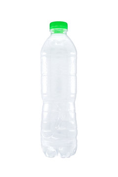 Plastic bottle isolated on white background