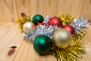 New Year's decorations background