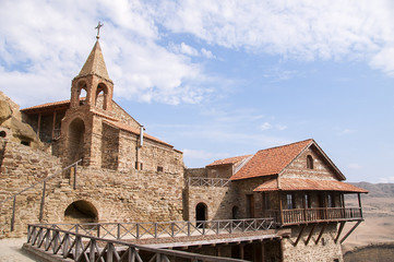 Fototapeta na wymiar gruziński klasztor Dawid Garedża