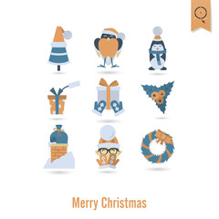 Christmas and Winter Icons Collection