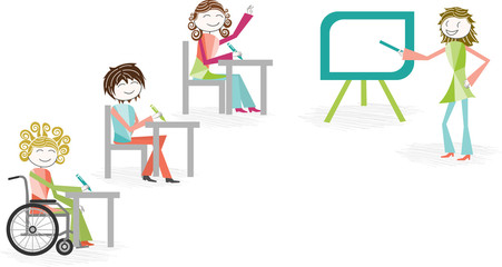 handicap et formation et école