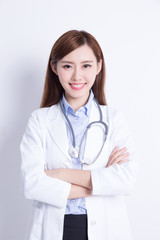 Smile woman doctor