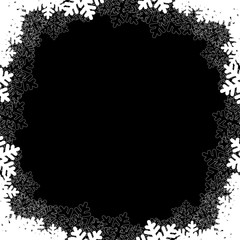 black christmas frame