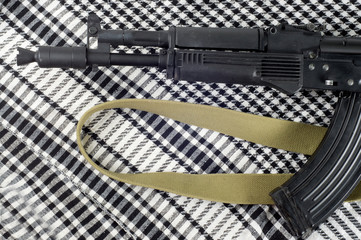 Automatic weapons Kalashnikov rifle