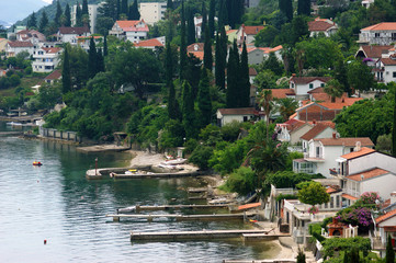 Fototapeta na wymiar Montenegrin village Njivice