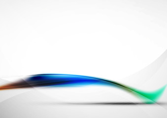 Wave abstract background. Business hi-tech presentation template or advertising layout