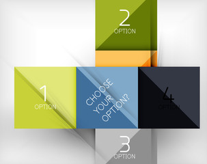 Vector square abstract background