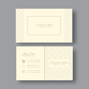 Abstract Elegant Business Card Template