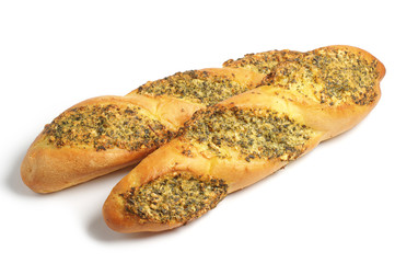 Two small baguettes