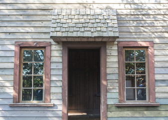 window pattern vintage style