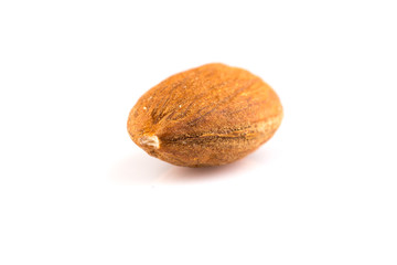almond on a white background
