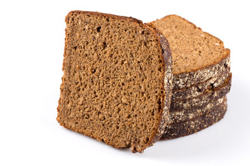 sliced of rye bread