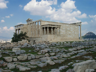 Acropolis in a beautiful summer day in Athens, Greece.