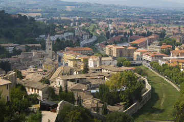 Fototapeta na wymiar panorama di spoleto