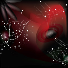 the abstraction of space from the illumination of Ein Sof, modern vector background
