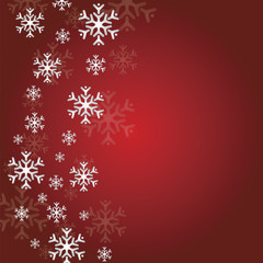 red satin Christmas snowflake backgrounds