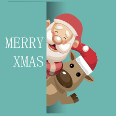 Merry Christmas Happy new year card