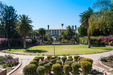 Tintenpalast und Park, Windhoek, Namibia;