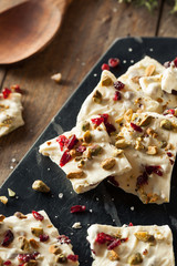 Festive White Chocolate Holiday Bark