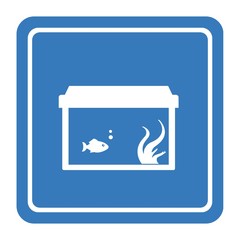 Aquarium dans un panneau