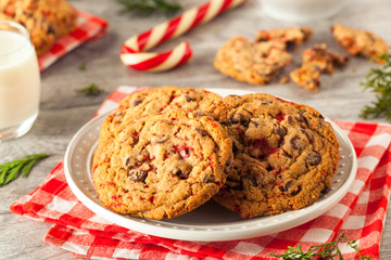 Homemade Chocolate Peppermint Cookies