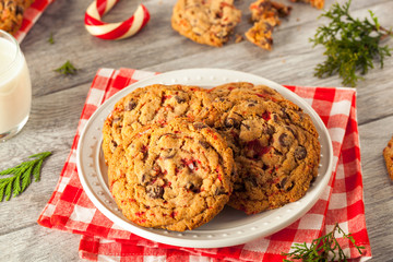 Homemade Chocolate Peppermint Cookies