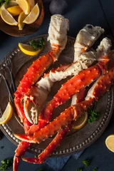Zelfklevend Fotobehang Cooked Organic Alaskan King Crab Legs © Brent Hofacker
