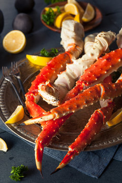 Cooked Organic Alaskan King Crab Legs