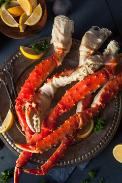 Cooked Organic Alaskan King Crab Legs