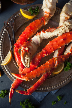 Cooked Organic Alaskan King Crab Legs