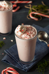 Candy Cane Peppermint Milkshake