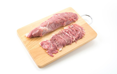 slice pork