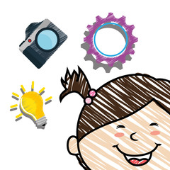 Kids playing cartoon,