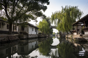 Fototapeta na wymiar Jinxi, in Suzhou city of Jiangsu province