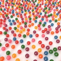 Colorful Spheres, Transparent