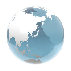 Earth, World Globe, Japan