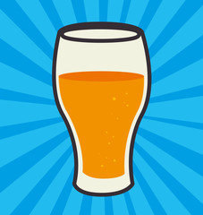 Cold and delicious beer 