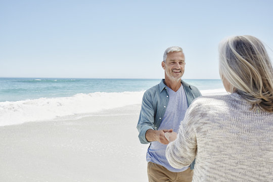 Best agers at the beach