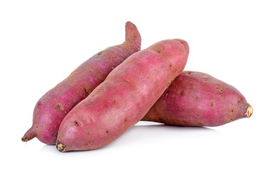 sweet potato isolated on the white background