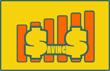 Savings grow up sticker