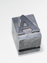 letter A isolated