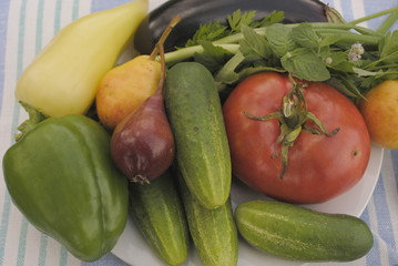 vegetables and fruits