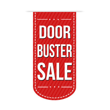 Door buster sale banner design