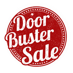 Door buster sale stamp