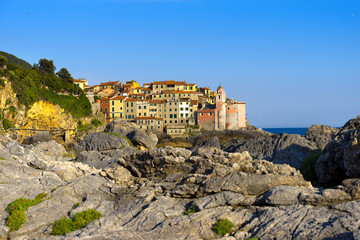 Tellaro - Golfo dei Poeti - Liguria Italy / The ancient small village of Tellaro near Lerici, La Spezia in the Golfo dei Poeti (Gulf of poets or Gulf of La Spezia) Italy