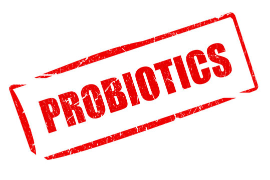 Probiotics rubber stamp