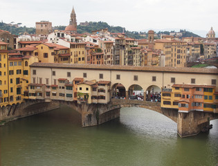 Naklejka premium Ponte Vecchio à Florence