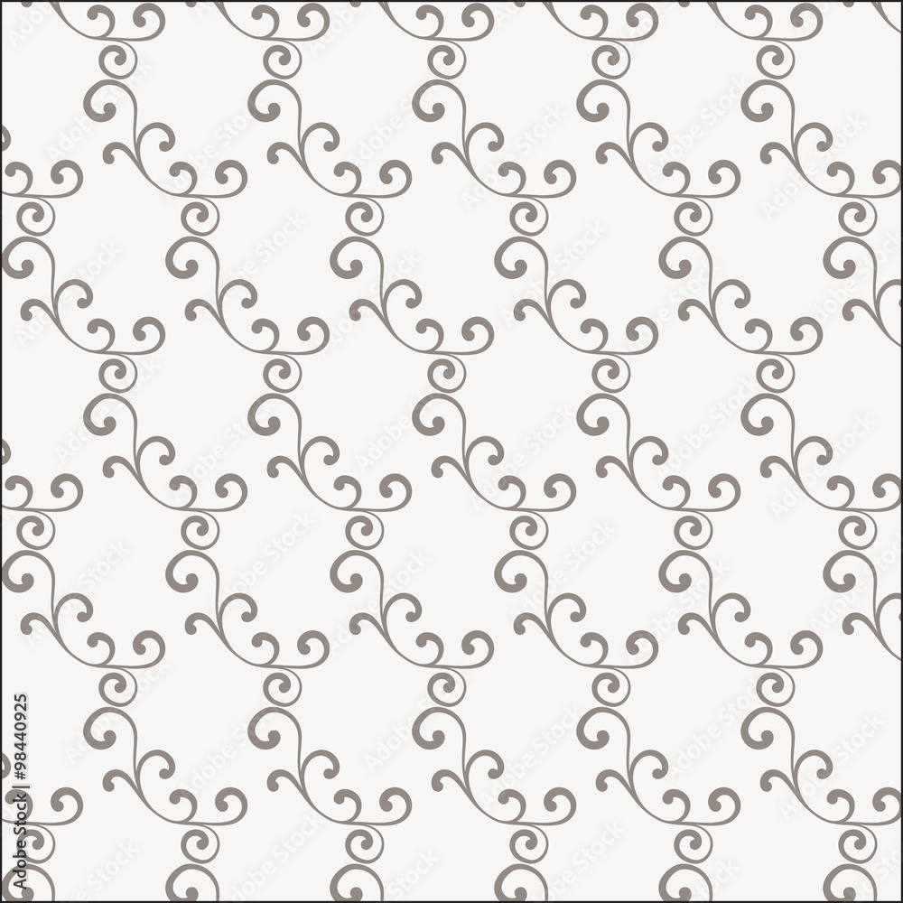 Poster repeating abstract background with curl